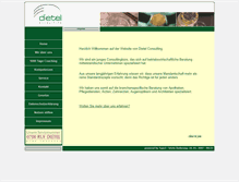 Tablet Screenshot of dietel-consulting.de